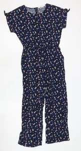 H&M Girls Floral Jumpsuit, Multicoloured, Size 9-10 Years - Picture 1 of 12
