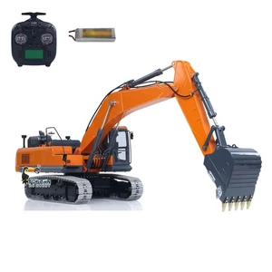 Metal LESU 1/14 RC Digger Aoue DX350LC RC Excavator 3CH Valve Flysky ST8 Lights - Picture 1 of 12