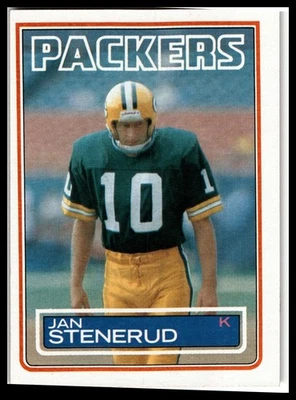 1983 Topps #85 Jan Stenerud - Image 1 of 2