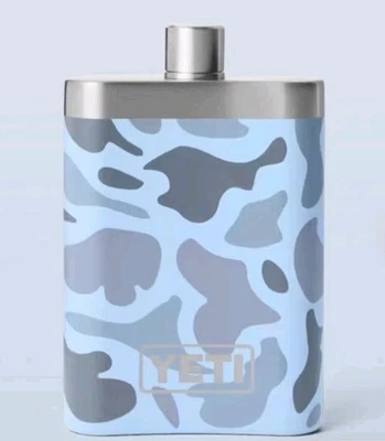 Fiaschetta Ufficiale Yeti Blu Mimetica SIGILLATA Nuova Drop Edizione Limitata RARA Texas - Immagine 1 di 3