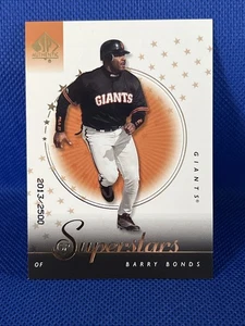 BARRY BONDS 2000 SP Authentic SUPERSTARS SP /2500 #102 GIANTS - Picture 1 of 3