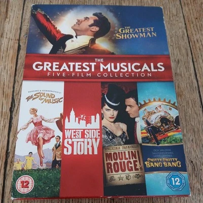 The Greatest Musicals: Five Film Collection DVD (2018) excellent condition  - Image 1 of 4