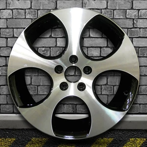 Black Machined Factory Wheel for 2006-2010 Volkswagen GTI - 18x7.5 - Picture 1 of 3