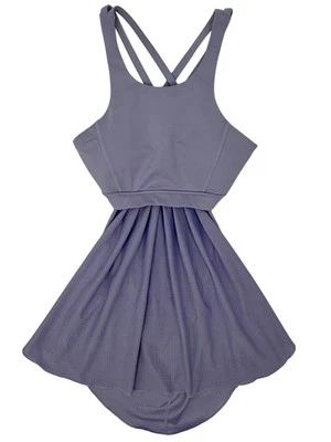 Popflex Active Purple Strappy Back & Mesh Supportive Sports Bra Goddess Top - Image 1 of 4