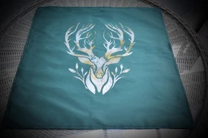 ALTAR CLOTH Casting Tarot Stag wicca pagan Handmade casting cloth Alter - Picture 1 of 4