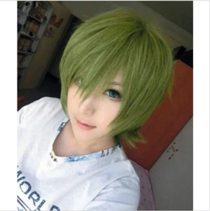 Unisex Short Cosplay Wig Women Men Fluffy Straight Anime Comic Hairstyle Party - Picture 1 of 8