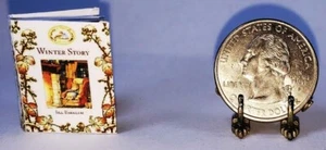 1:12 SCALE MINIATURE BOOK WINTER STORY BRAMBLY HEDGE DOLLHOUSE SCALE - Picture 1 of 2