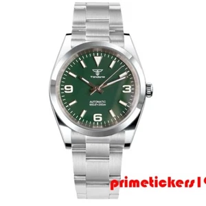 Tandorio Men Automatic 36/39mm Steel Watch Mechanical NH35A PT5000 Sapphire Lume - Picture 1 of 15