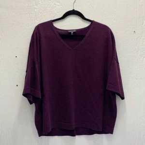 Suéter Top Merino Jersey Cuello en V Eileen Fisher L - Imagen 1 de 6