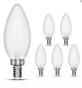 Dimmable LED Candelabra Bulb Warm White, 2700k 40W - Picture 1 of 9