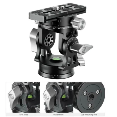 Leofoto VH-30R two-way head Monopod 2-way Panoramic Long Lens Head 2025 NEW US - Image 1 of 4