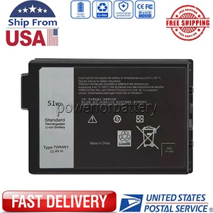 7WNW1 - Battery For Latitude 5420 5424 7424 Rugged Extreme GK3D3 DMF8C P86G001 - Picture 1 of 4