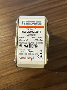 Ferraz Shawmut Protistor PC33UD69V500TF Fuse V300076 690VAC URD 500A - Picture 1 of 6