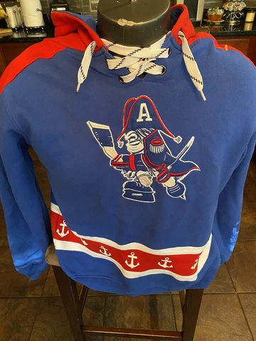 Rare Milwaukee Admirals Hockey Cotton Hoodie/Jersey M Cover