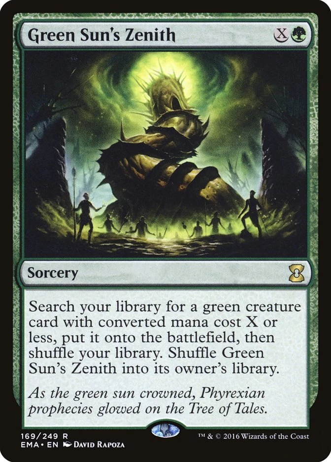Green Sun's Zenith Eternal Masters MTG - Near Mint - Image 1 of 1