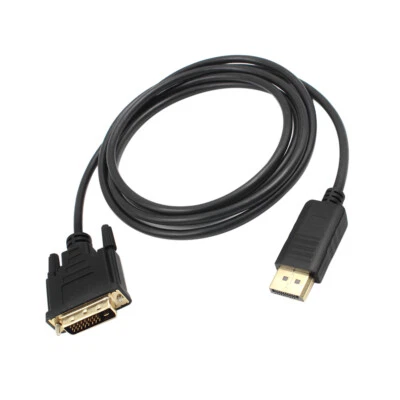 1.8M  Display Port DP to DVI Male to Male Video Cable 1080P for Monitor F2R1 - Image 1 of 4