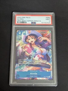 2022 One Piece Romance Dawn OP01-064 Alvida - Errata - Box Topper - PSA 9 - Picture 1 of 2