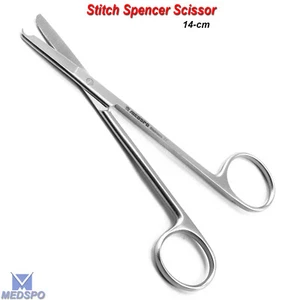 Surgical Dental Oral Surgery Spencer Scissor Stitch Cutting Suturing Scissors CE - Picture 1 of 5