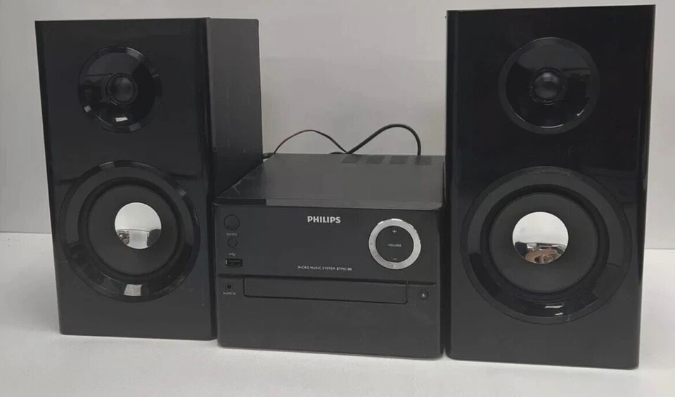 PHILIPS Music System BTM2180 Black Bluetooth/ MP3/USB Direct/AM/FM  - Image 1 of 1
