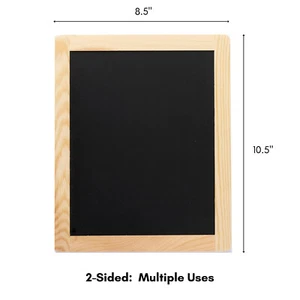 Plaid Double Sided Framed Chalkboard, 8.5"X10.5", 1 Pack - Picture 1 of 7