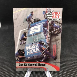 Car 22 Maxwell House #162 - Pro Set Racing Card - 1992 Pro Set Winston Cup - Picture 1 of 2