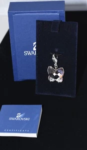 Swarovski Sparkling Crystal Lavender Butterfly Necklace Statement Pendant NWT - Picture 1 of 5