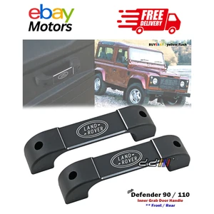 Manija interior de puerta interior de aluminio 2 piezas apta para Land Rover Defender 90 110 - Imagen 1 de 10