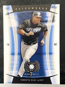 Vernon WELLS 2005 Fleer Patchwork #14 Toronto Blue Jays