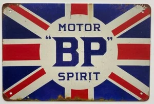 BP Motor Spirit Garage Repair Workshop Shed Wall Metal Tin Sign 30 x 20 cm - Picture 1 of 1