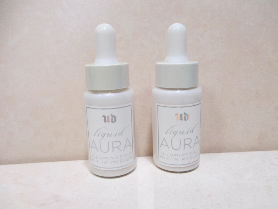 URBAN DECAY LIQUID AURA ILLUMINATING MIX-IN MEDIUM 0.80 OZ NWOB LOT OF 2 - Image 1 of 1