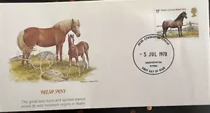GREAT BRITAIN 1978 FDC Welsh Pony .No address/Clean Cover - Picture 1 of 1