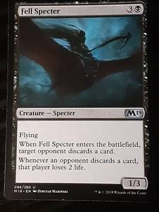 Fell Specter, M19, casi como nuevo, Magic The Gathering, envío gratuito - Imagen 1 de 3