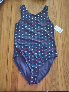 City Streets Size Large Girls Stars One Piece Bathing Suit - Picture 1 of 5