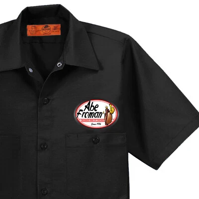 RED KAP Industrial Mechanic Shirt Motorcycle Biker gift Funny Ferris Bueller 80s - Image 1 of 2