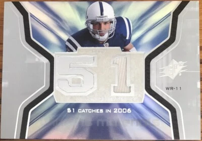 2007 SPx Winning Materials Stat Anthony Gonzalez WMS-AG Indianapolis Colts - Image 1 of 2