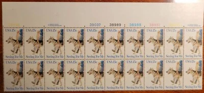 Scott # 1787 - Seeing For Me - MNH - 1979 - Strip of 20 #38986-89,39037 free Shp - Image 1 of 2