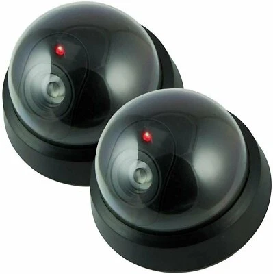 Wireless Decoy Security Dummy Surveillance Camera with Flashing LED- 2 Pack - Image 1 of 4