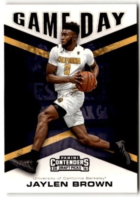 2016-17 Panini Contenders Draft Picks game Day Jaylen Brown #8 California Golden - Image 1 of 2