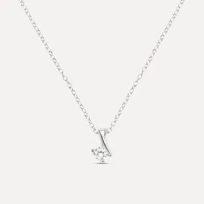 Collana Stroili Argento 925 punto luce bianco 1679362 - Immagine 1 di 4