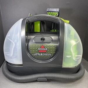 Bissell Little Green Pet Hair Remover Portable Carpet Cleaner Light Use NICE - Picture 1 of 16