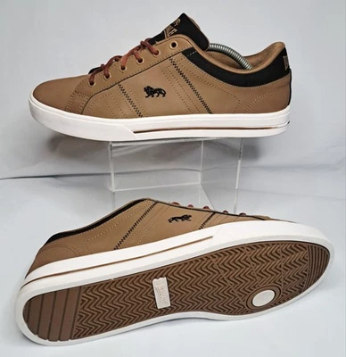 Lonsdale Latimer 71 Brown Leather Low Trainers Size Men's UK 10 US 11 *Light Use - Image 1 of 4