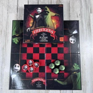 The Nightmare Before Christmas Checkers Set Jack Skellington & Oogie Boogie - Picture 1 of 16