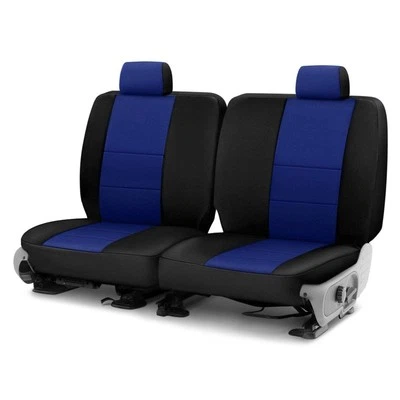 For Subaru BRZ 13-20 CR-Grade Neoprene 2nd Row Black & Blue Custom Seat Covers Foto 1 de 4