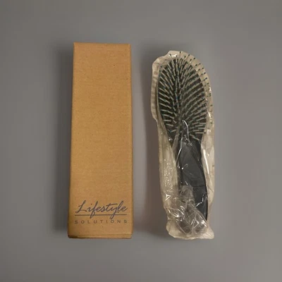 NUEVO Cepillo de masaje vintage Avon Lifestyles Solutions para golpes calmantes caja negra Foto 1 de 3