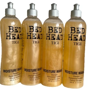 4X TIGI Bed Head Moisture Maniac Shampoo, 12 Oz Original Formula Dented Bottles - Picture 1 of 2