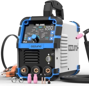 AZZUNO 200A TIG Welder 5-in-1 DC HF Pulse Cold Spot Stick Dual Voltage - NIB - Picture 1 of 7