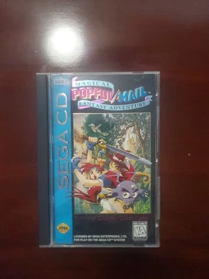 Popful Mail (Sega CD, 1995) Authentic Complete CIB W/ Reg Card . Tested Working - Image 1 of 4