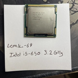 Intel i5-650 Dual Core 3.2GHZ Socket LGA1156 Clarkdale CPU SLBTJ - Photo 1/2