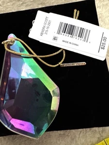 Kendra Scott’s Alora Anhänger Ornament in golden irisierend. (Sonnenfänger? Prisma - Bild 1 von 9