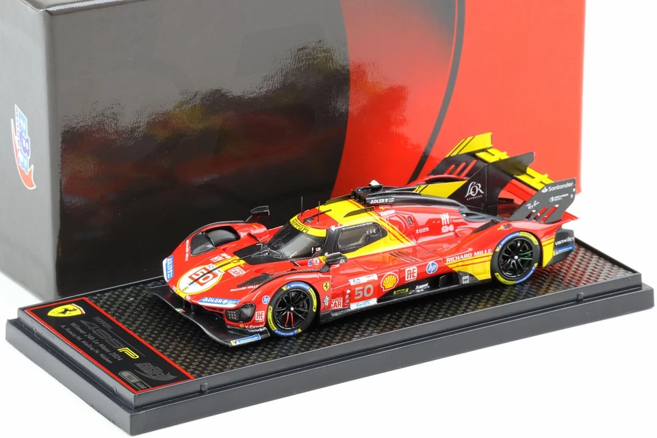 BBR 1 43 BBRC304A Ferrari 499P Hypercar #50 Winner Le Mans 2024 LTD 499 pcs